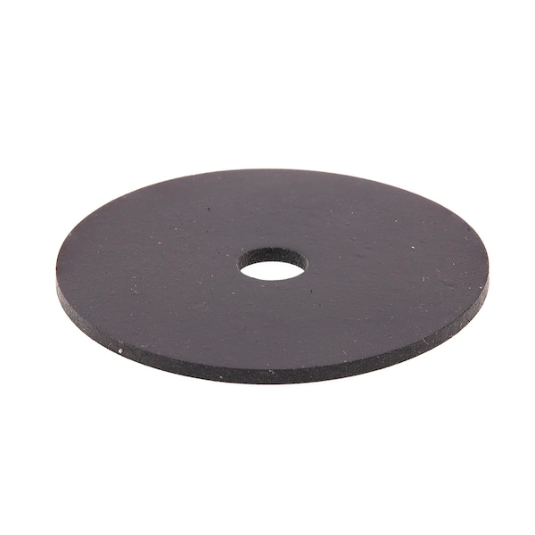 Fender Washer, Fits Bolt Size 1/4" , Neoprene Black Finish, 25 PK
